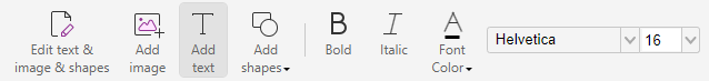 ribbon of Edit